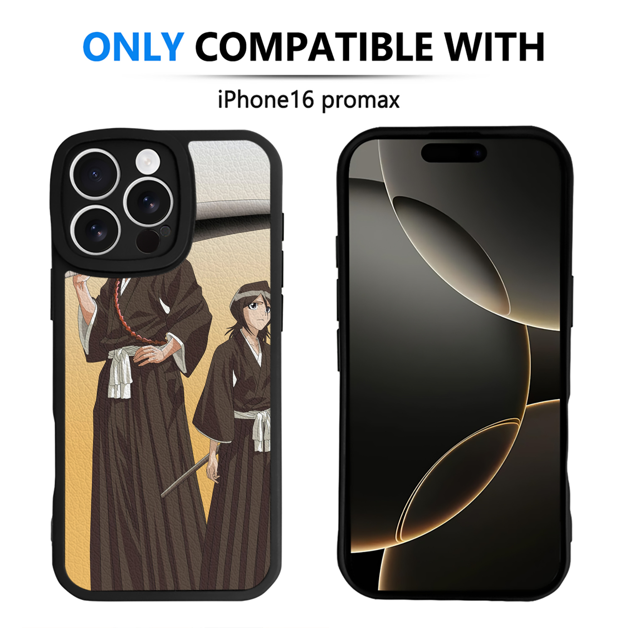 （画像用） ブリーチ BLEACH 【iPhone 16シリーズ対応】シリコンスマホケース（レザー調） 材質：シリコン